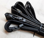 4 Service Belts British Black Duty With Quick Release Buckles Grade 2