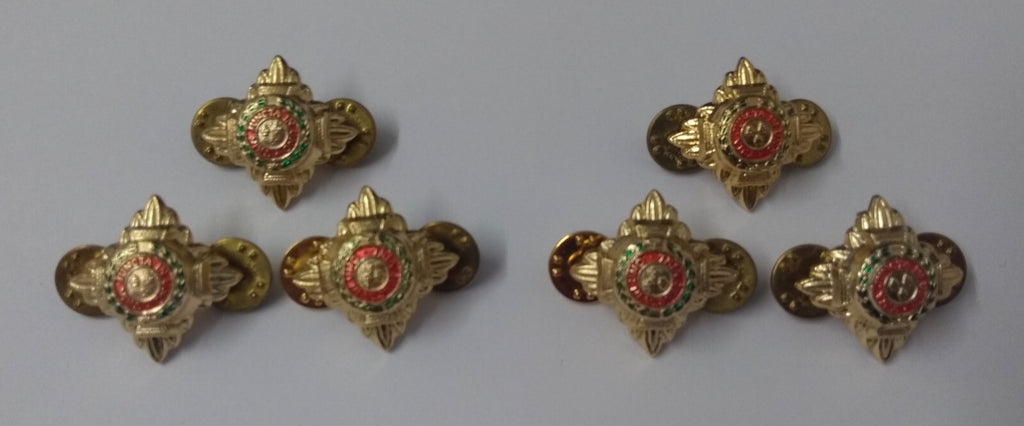 Officers Rank Pips ¾" Bath Stars Tria Juncta In Uno Genuine British NEW