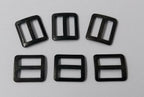 3/8" Strap Slider Stay Subdued Metal Buckles 3 Pairs STD83 X 6