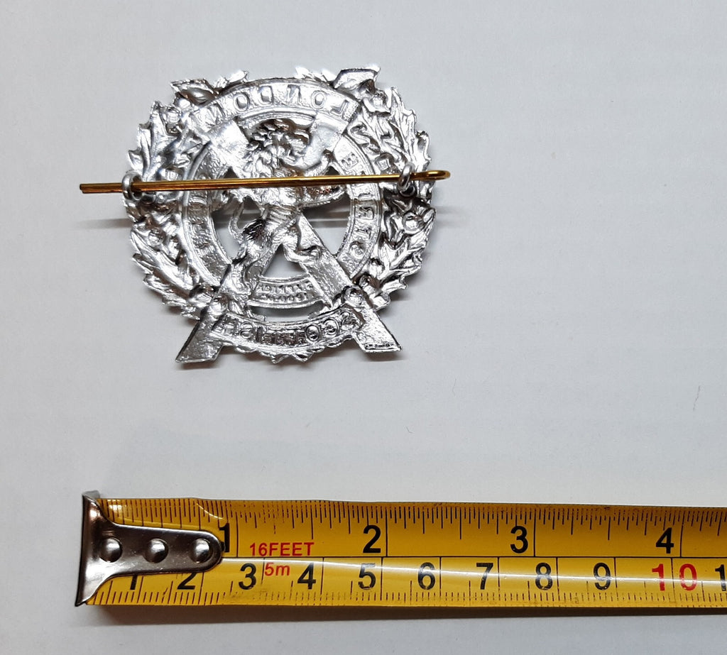 London Scottish Badge for Bonnet Glengarry or Similar Headwear