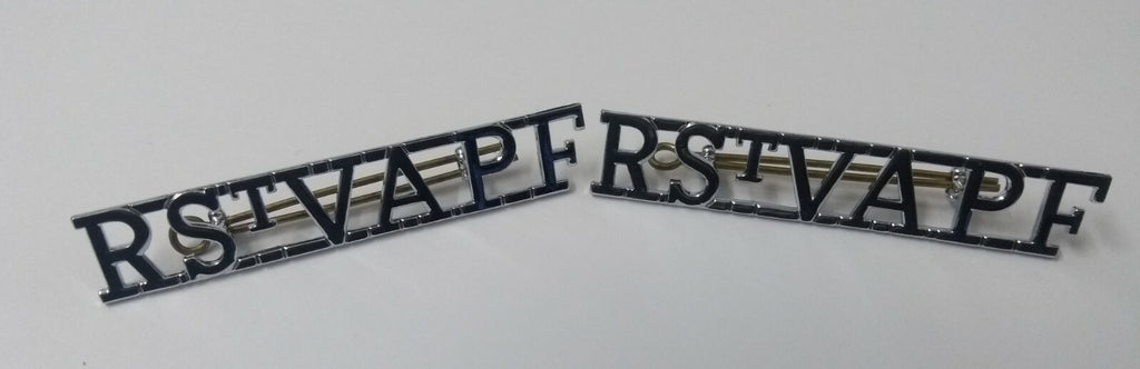 Royal St Vincent "R St V A P F" Insignia Chrome Shoulder Title MFCD9