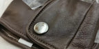 Black Leather Soft 3 Dart Parade Unlined Gloves