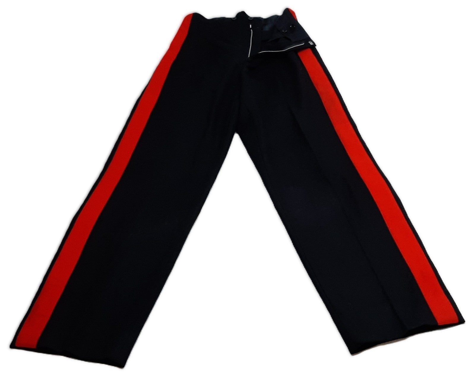 No1 Army Trousers British Officers Blues Red Stripe Dress Uniform W34" L35"