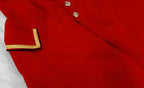 British Army Red Long Coat Royal Hospital Chelsea With 3 Bar Chevron Arm Badge