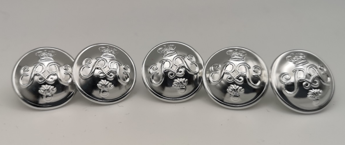 HAC The Honourable Artillery Company HAC Infantry Silver Buttons 30L x5