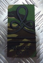 Genuine British Army "Aberdeen UOTC" DPM Camo Rank Slide Various Ranks (AUOTC)