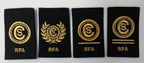 Genuine British Royal Navy RFA Royal Auxiliary Fleet Rank Slides 1 Pr Assorted
