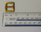 Brass Wave Buckles British Issue Small 1/2" Webbing Straps X4 STD262