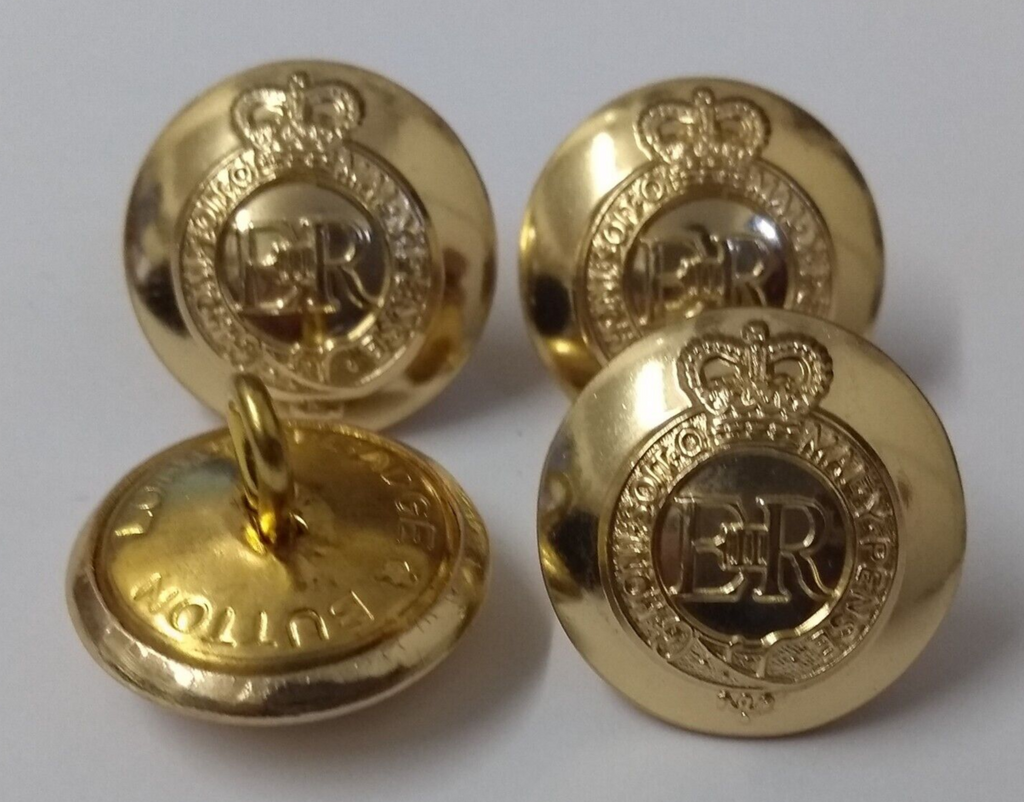 Army Staff Insignia Buttons Standard Service Dress No1 / No2 Issue X 4 - NEW