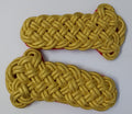 Shoulder Cords Senior Officer Gold Braid No Insignia Red Felt Backing UK Made