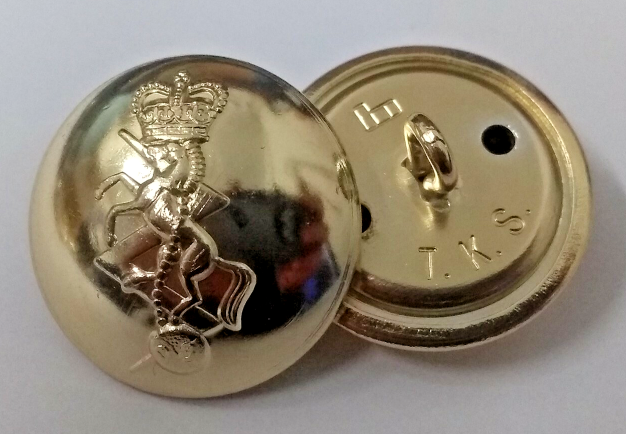 Genuine British Army Royal Electrical & Mechanical Engineers REME Dress Buttons