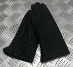 3 Dart Gloves Female Black Leather 3M Thinsulate Soft Lining Medium