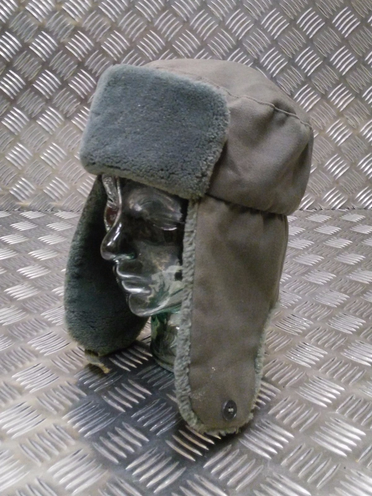 German Army NVA Grey Cossack / Ushanka Trapper Hat - All Sizes - Used