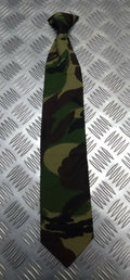 DPM Camouflage Tie Clip on Necktie Woodland Camo Made In Great Britain - NEW