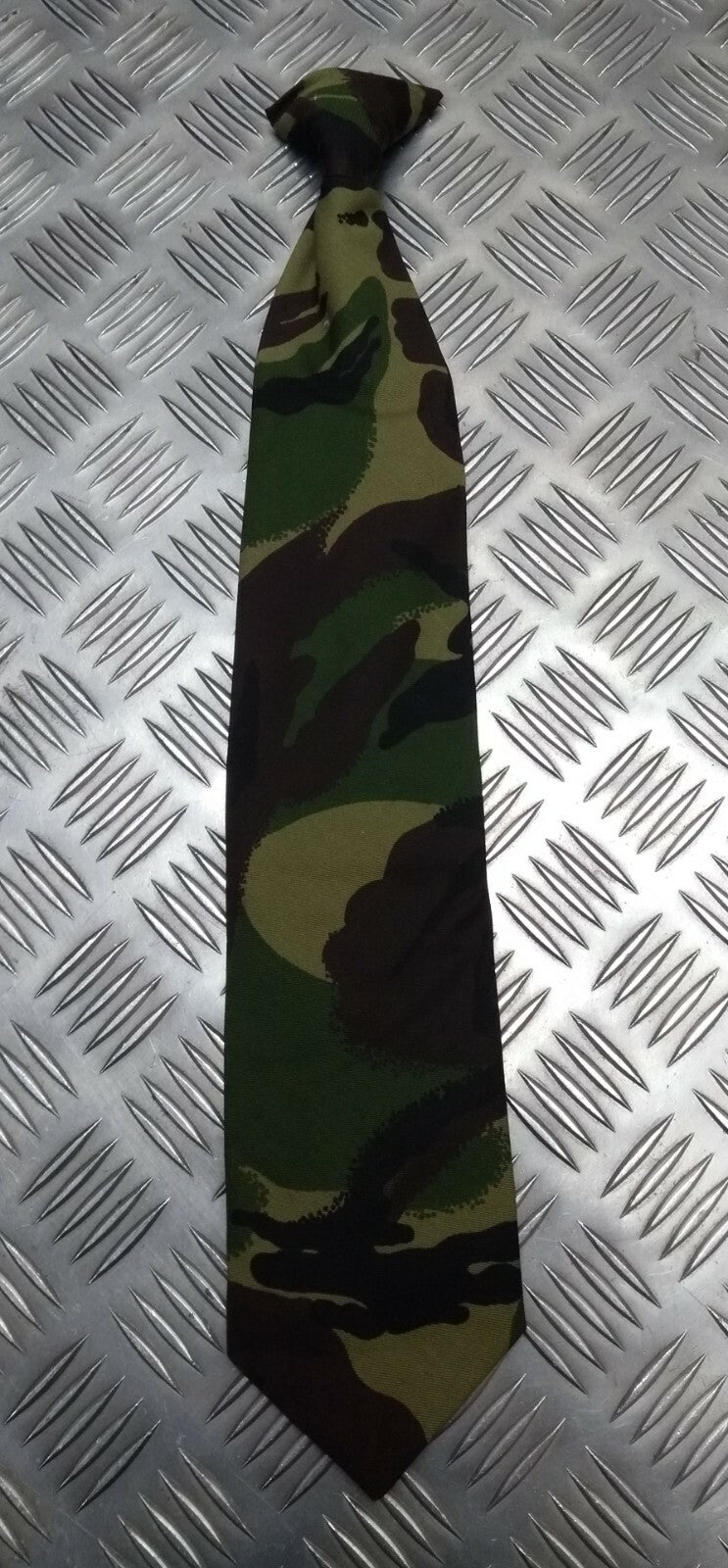 DPM Camouflage Tie Clip on Necktie Woodland Camo Made In Great Britain - NEW
