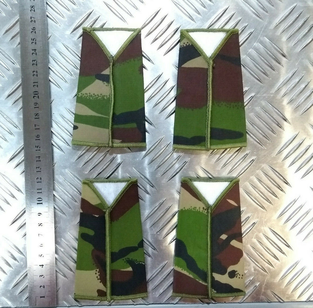 Genuine British Army Woodland DPM Camo RLC Royal Logistic Corps Rank Slides NEW