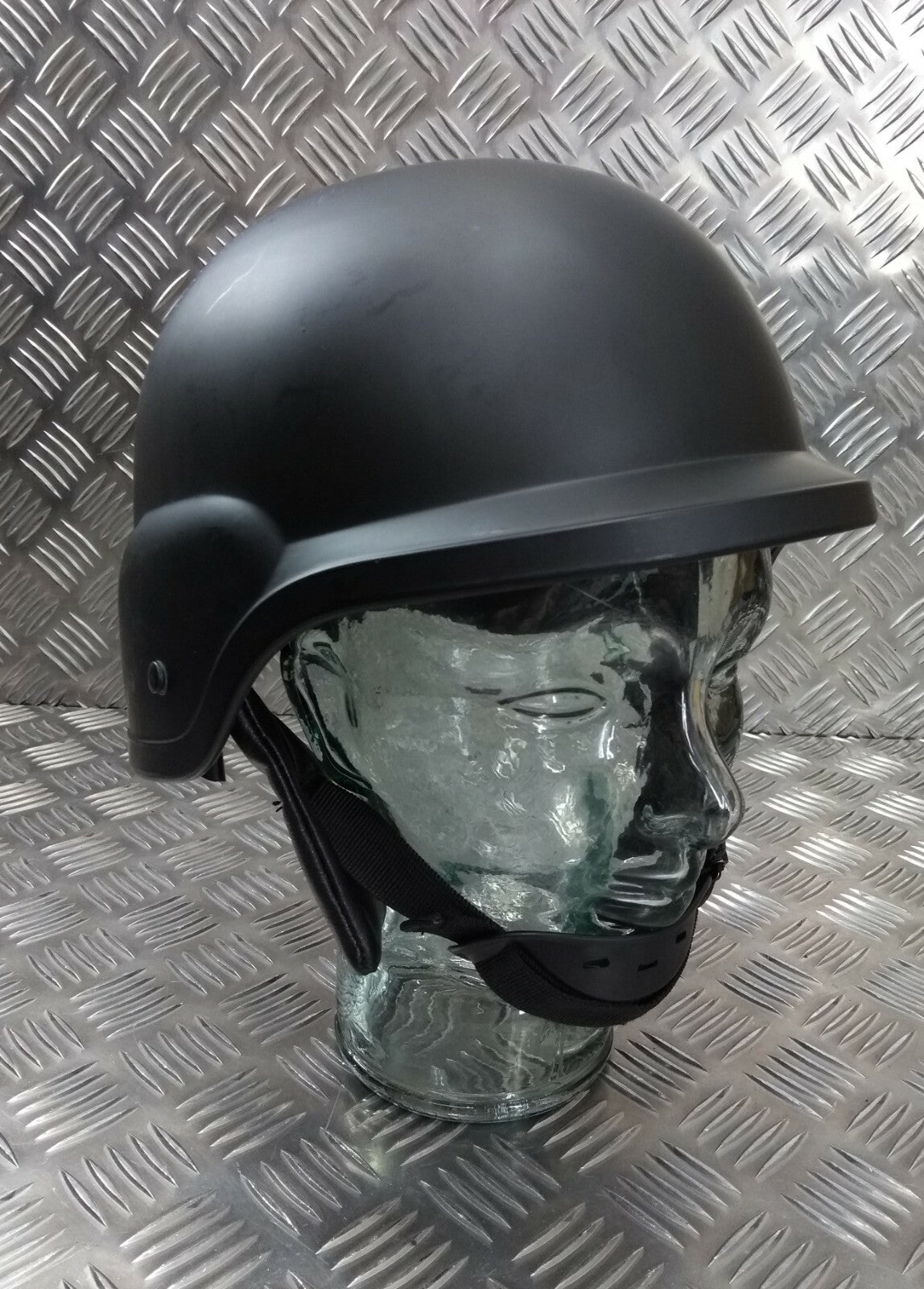 Genuine British Army Cadet Mk7 Style Fully Adjustable Helmet With Camo Cover