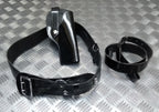 Sam Browne Patent Hi Sheen Black Leather With Chrome Fixings Includes 9mm Pouch