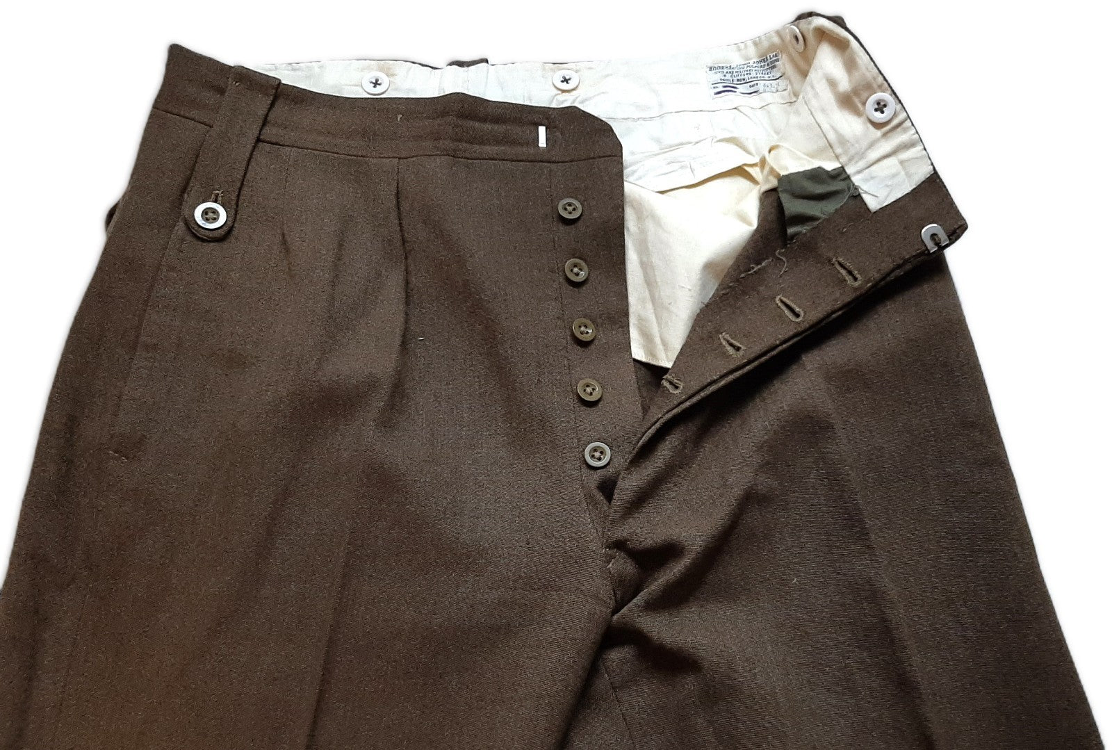No2 Officer's Trousers British Army Peak Straight Backed Uniform Dress W34"