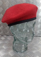 Scarlet Red Beret Service Dress Hobson of London Mil-Spec Lined Wool Old Stock