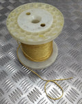 Genuine British Made Issue Dark Gold Mylar 3mm Tubular Cord NEW