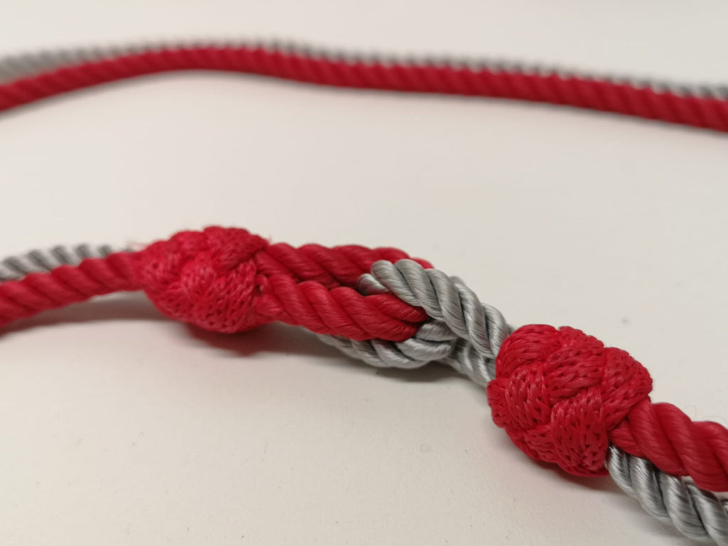 Queen Alexandra's Royal Army Nursing Corps QARANC Scarlet & Grey Lanyard