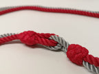 Queen Alexandra's Royal Army Nursing Corps QARANC Scarlet & Grey Lanyard