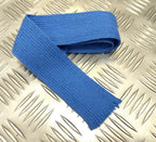 Necktie Wool British Mid Blue Colour Dress Worsted Tie - NEW