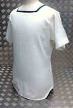 Square Neck Shirt RN British Class 2 Sailor White Mans or Womans ASST Sizes NEW