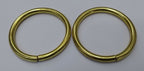 Genuine British Army Horse Guards & H Cav 43.5mm Brass Bridle Rings X2 STD184
