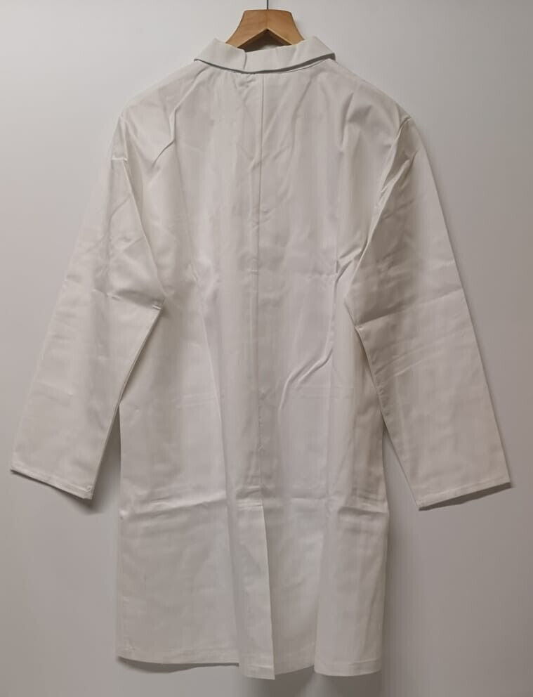 White Coat Overall General Purpose Unisex Genuine British Issue Size Large