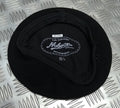 Black Beret Wool Genuine Hobson of London Manufactures Sample 6 7/8