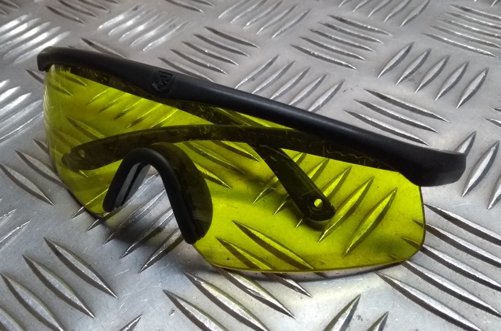 Army Ballistic Glasses Revision Version 3 Hi Contrast Yellow Lens & Soft Case