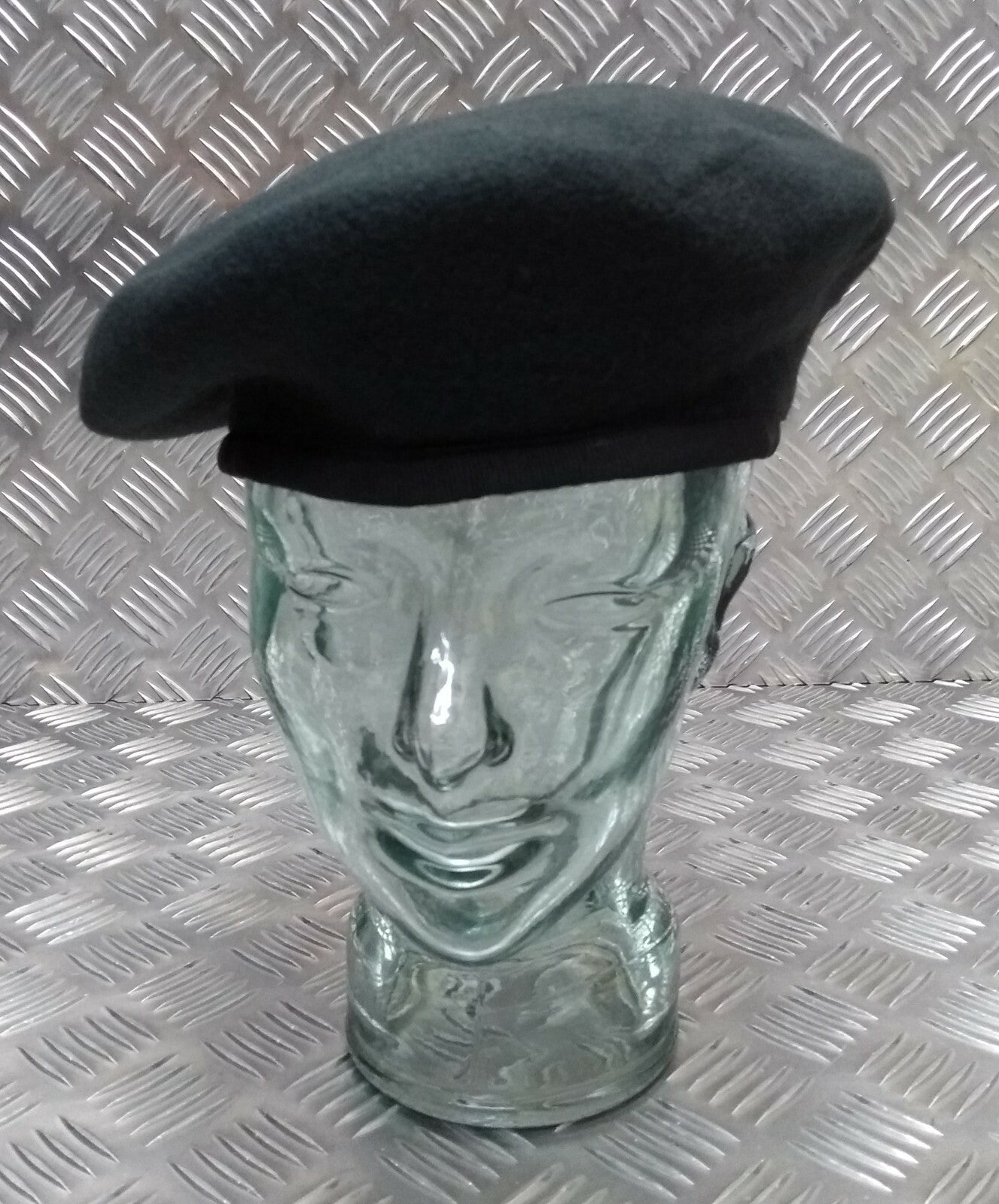 Rifle Green Beret Hobson London Lined Wool Uniform Size 7 1/2 NEW