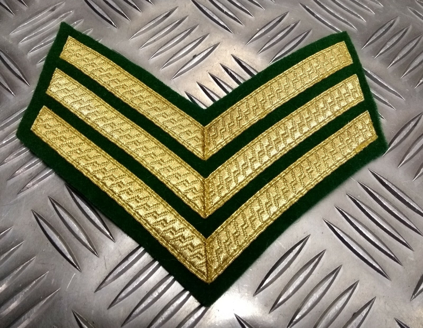 Genuine British Ceremonial & Bands Issue Rank Stripe Chevron SGT LCPL