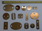 Back Plates Assorted lot of 15 Insignia Backing Shims British