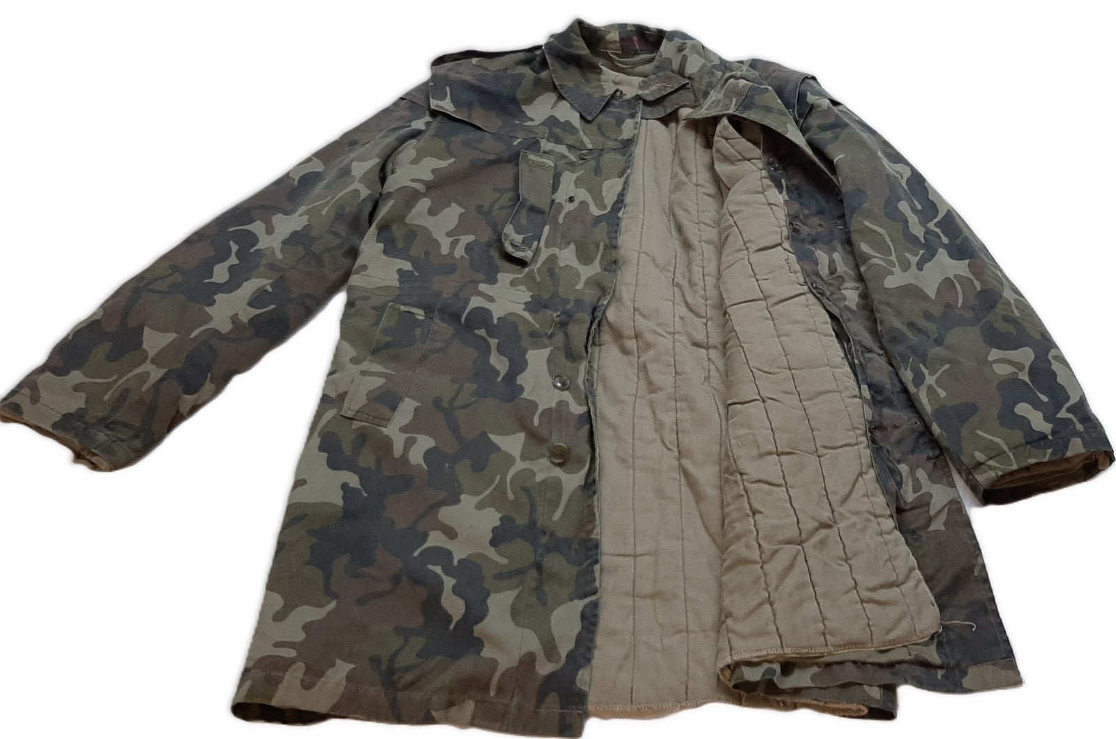 Army Camo Parka Leaf Pattern Camouflage Distressed Faulty Condition Assorted