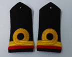 RN Shoulder Boards Genuine Royal Navy Issue Sub Lieutenant White Leather Backed