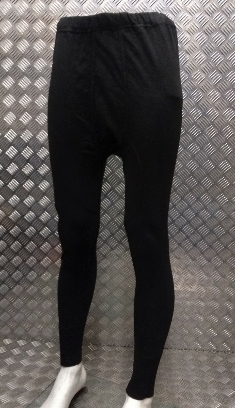 Genuine German Army Issue Cold Weather Thermals / Long Johns Over Dyed Black