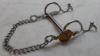 H Cav Horse Bit British Army Issue The Life Guards Chrome Mouthpiece & Insignia