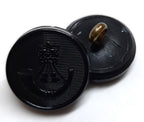 The Rifles Regimental No2 Ring Back Black Button Set British Army Insignia O/R