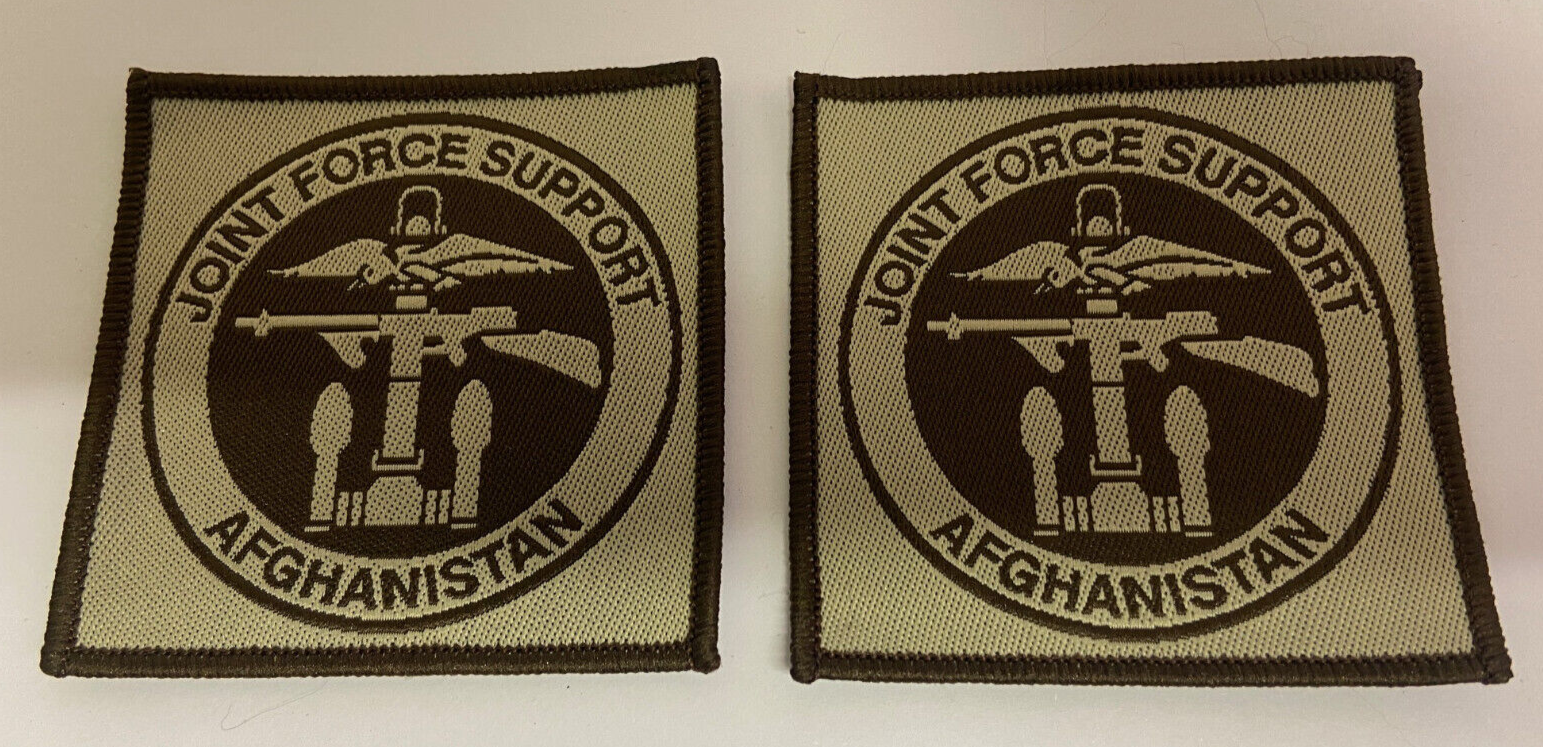 JFS Joint Forces Support Afghanistan Genuine British ARMY Sand Desert x 2 - NEW