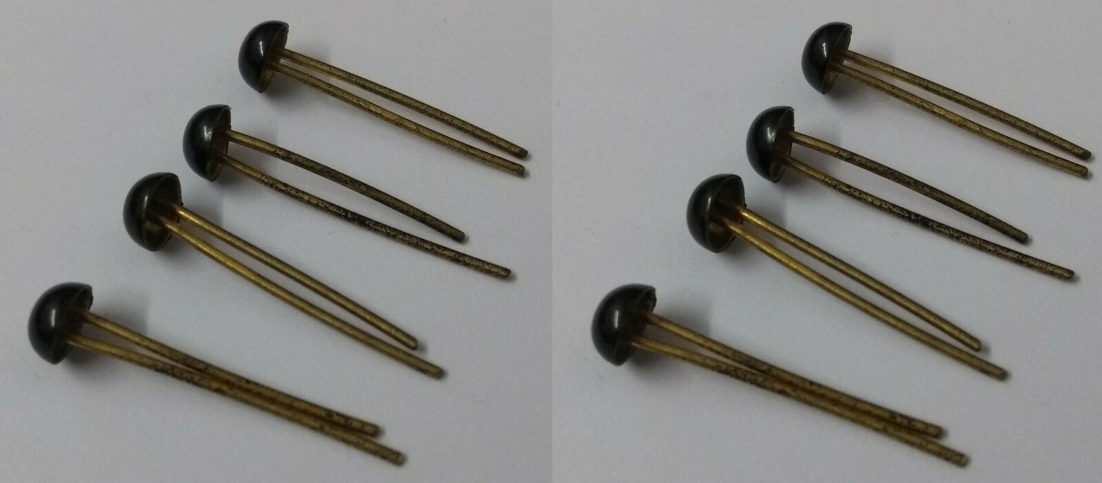 Domed Chain Pins Issue Old Stock British Made Two Prong x 8 NEW