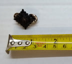 Rank Stars Pips British Forces Black Officer Insignia Tria Juncta In Uno 5/8"