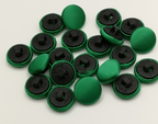 Silky Green Fabric Covered Buttons 20L x100