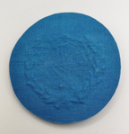UN Nations Round White & Gold on Light Blue Felt Wire Braided Beret Badge NEW