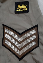 British Army PWRR No6 Jacket Safari Type With 3 Bar Chevron Arm Patches188/100/84cm