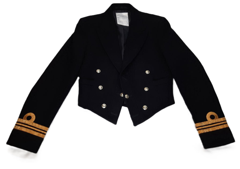 No7 Mess Jacket Lt Com w Cuff Curls British Naval Ofc Dress RN