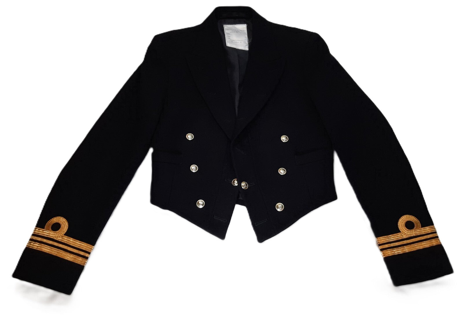 No7 Mess Jacket Lt Com w Cuff Curls British Naval Ofc Dress RN