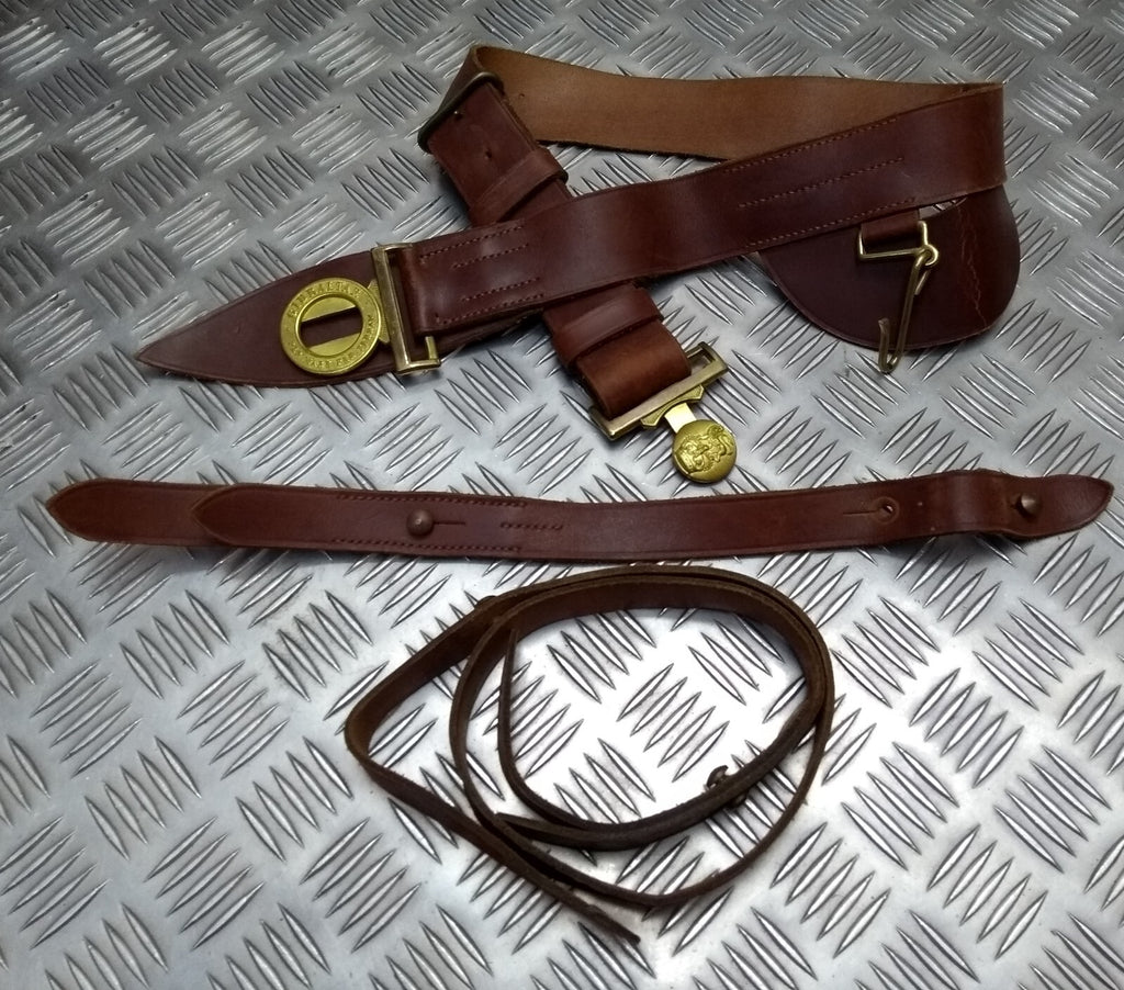 Vintage RM Brown Belt Unpolished No2 British Navy